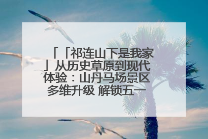 「祁连山下是我家」从历史草原到现代体验：山丹马场景区多维升级 解锁五一文旅新玩法