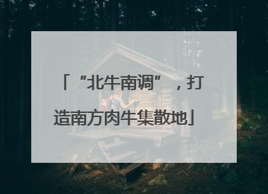 “北牛南调”，打造南方肉牛集散地