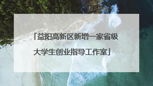 益阳高新区新增一家省级大学生创业指导工作室