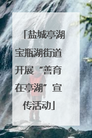 盐城亭湖宝瓶湖街道开展“善育在亭湖”宣传活动
