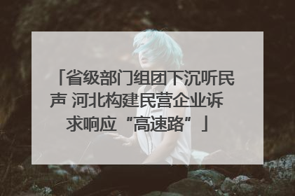 省级部门组团下沉听民声 河北构建民营企业诉求响应“高速路”