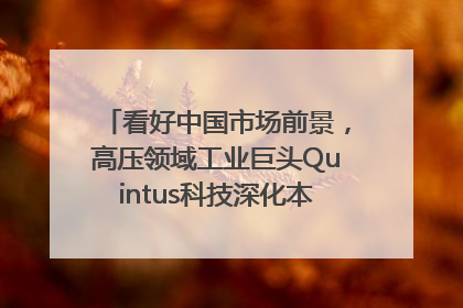 看好中国市场前景，高压领域工业巨头Quintus科技深化本土策略，构建全方位服务亚太区总部
