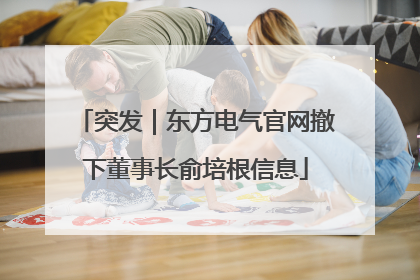 突发｜东方电气官网撤下董事长俞培根信息
