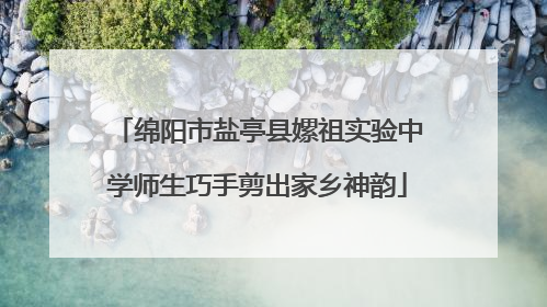 绵阳市盐亭县嫘祖实验中学师生巧手剪出家乡神韵
