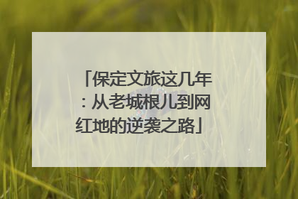 保定文旅这几年：从老城根儿到网红地的逆袭之路