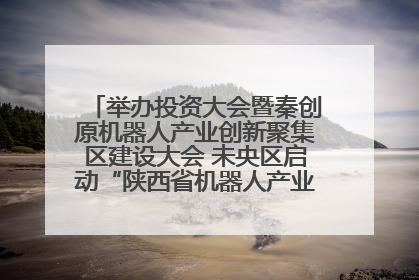 举办投资大会暨秦创原机器人产业创新聚集区建设大会 未央区启动“陕西省机器人产业聚集区”建设