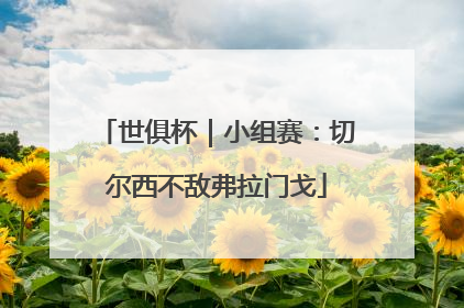 世俱杯｜小组赛：切尔西不敌弗拉门戈