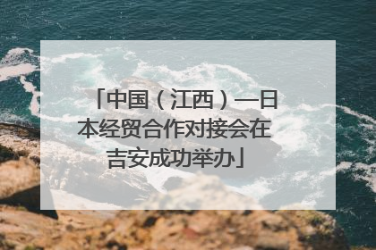 中国（江西）—日本经贸合作对接会在吉安成功举办