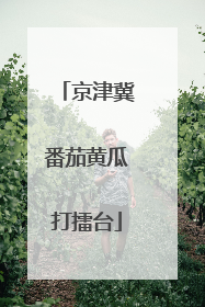 京津冀番茄黄瓜打擂台