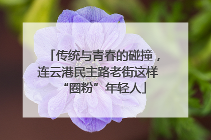传统与青春的碰撞，连云港民主路老街这样“圈粉”年轻人