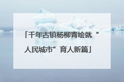 千年古镇杨柳青绘就“人民城市”育人新篇