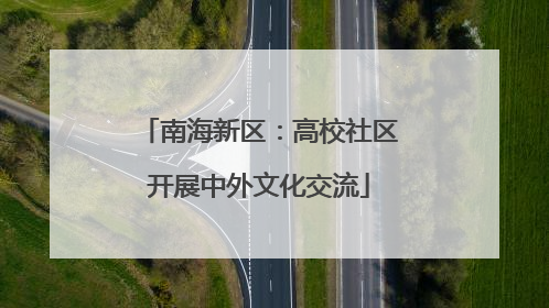 南海新区：高校社区开展中外文化交流