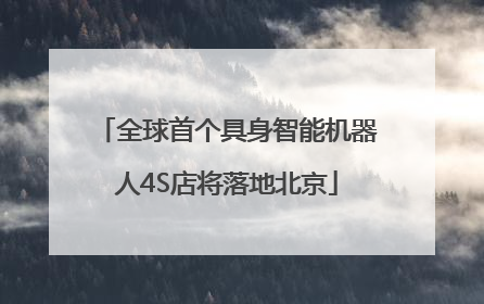 全球首个具身智能机器人4S店将落地北京