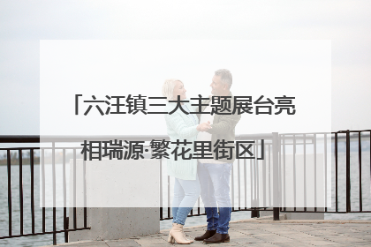 六汪镇三大主题展台亮相瑞源·繁花里街区