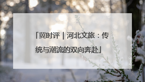冀时评｜河北文旅：传统与潮流的双向奔赴