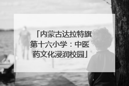 内蒙古达拉特旗第十六小学：中医药文化浸润校园