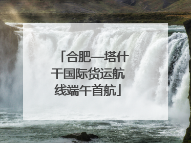 合肥—塔什干国际货运航线端午首航