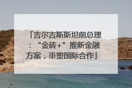 吉尔吉斯斯坦前总理：“金砖+”推新金融方案，重塑国际合作