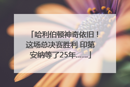 哈利伯顿神奇依旧！这场总决赛胜利 印第安纳等了25年……