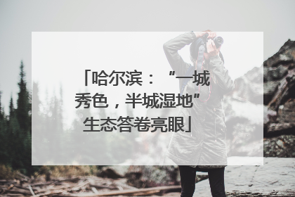 哈尔滨：“一城秀色，半城湿地”生态答卷亮眼