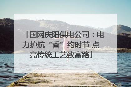 国网庆阳供电公司：电力护航“香”约时节 点亮传统工艺致富路