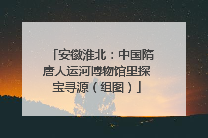安徽淮北：中国隋唐大运河博物馆里探宝寻源（组图）