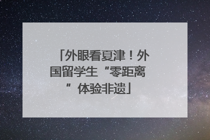 外眼看夏津！外国留学生“零距离”体验非遗