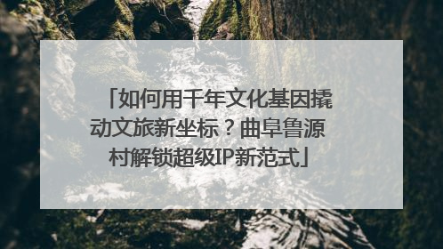 如何用千年文化基因撬动文旅新坐标？曲阜鲁源村解锁超级IP新范式