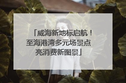 威海新地标启航！至海港湾多元场景点亮消费新图景