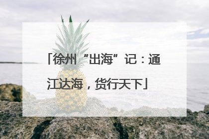 徐州“出海”记：通江达海，货行天下