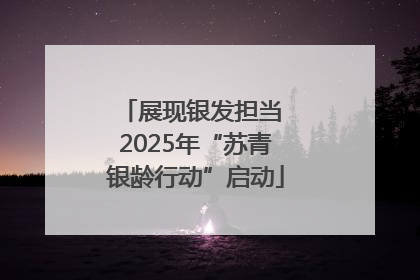展现银发担当 2025年“苏青银龄行动”启动
