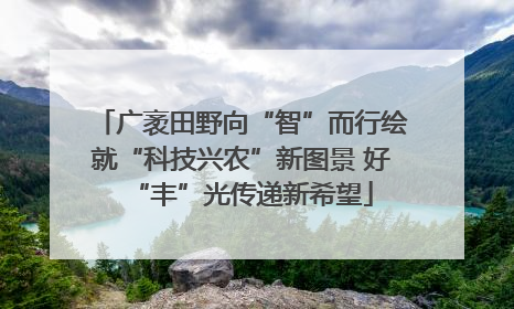 广袤田野向“智”而行绘就“科技兴农”新图景 好“丰”光传递新希望