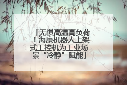 无惧高温高负荷！海康机器人上架式工控机为工业场景“冷静”赋能