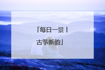 每日一景丨 古筝新韵