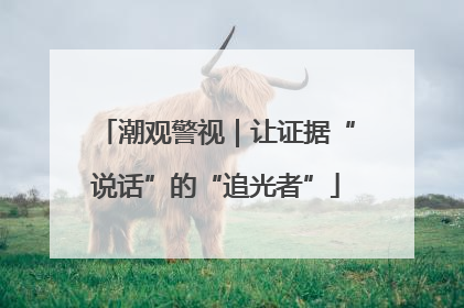 潮观警视｜让证据“说话”的“追光者”