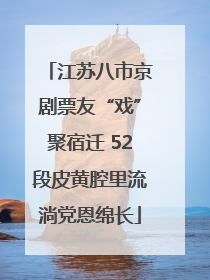 江苏八市京剧票友“戏”聚宿迁 52段皮黄腔里流淌党恩绵长