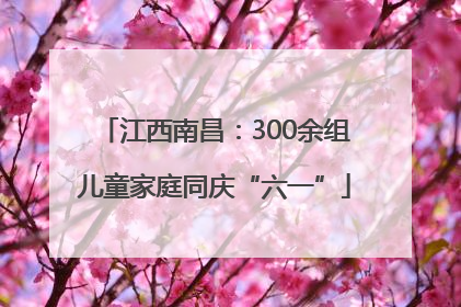 江西南昌：300余组儿童家庭同庆“六一”