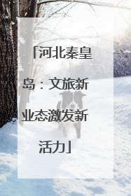 河北秦皇岛：文旅新业态激发新活力