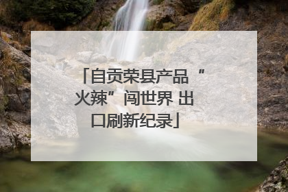 自贡荣县产品“火辣”闯世界 出口刷新纪录