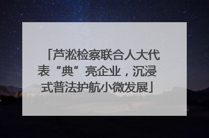 芦淞检察联合人大代表“典”亮企业，沉浸式普法护航小微发展