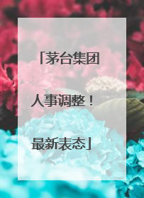 茅台集团人事调整！最新表态