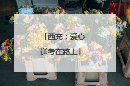西充：爱心送考在路上