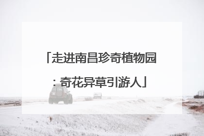走进南昌珍奇植物园：奇花异草引游人