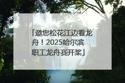 邀您松花江边看龙舟！2025哈尔滨职工龙舟赛开桨