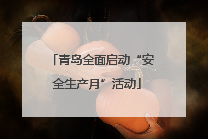 青岛全面启动“安全生产月”活动