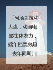 阿汤哥拉动大盘，动画电影集体发力，端午档票房超去年同期