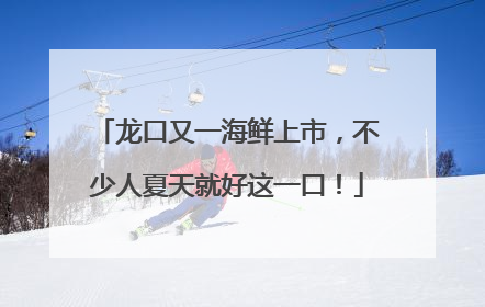 龙口又一海鲜上市，不少人夏天就好这一口！
