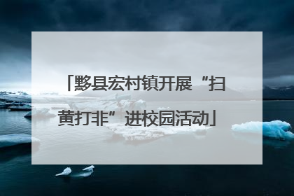 黟县宏村镇开展“扫黄打非”进校园活动
