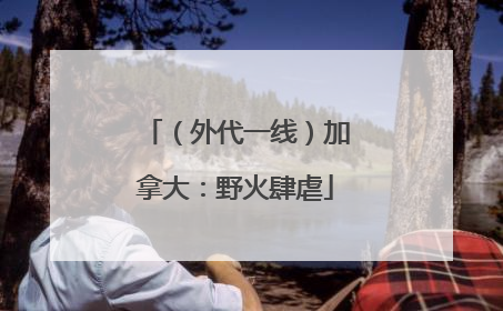 （外代一线）加拿大：野火肆虐