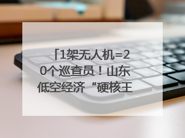 1架无人机=20个巡查员！山东低空经济“硬核王炸”亮相青岛，下一个万亿赛道藏在这里
